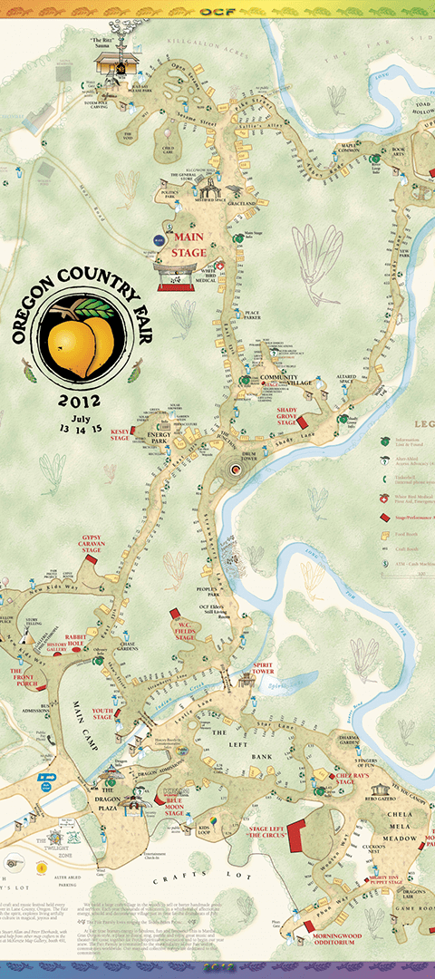 Clip of Oregon County Fair Event Map