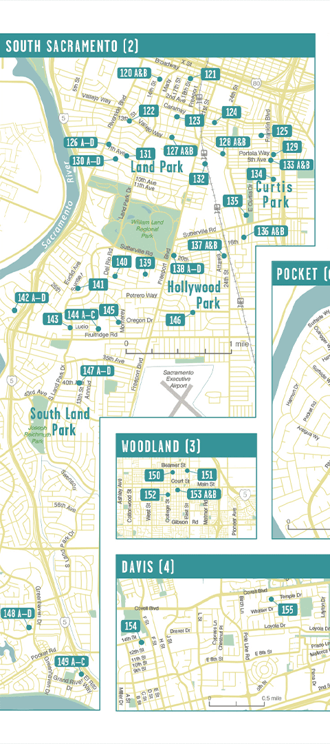 Sacramento Art Fair Event Map Clip