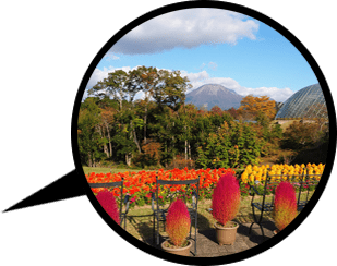 Tottori Hanakairo Flower Park map inset