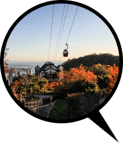 Nunobiki Herb Gardens and Ropeway map inset