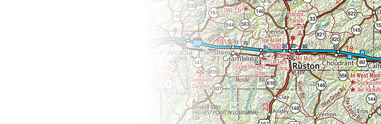 Wall art map of the United States featuring mountain elevations, bodies of water, and city names.