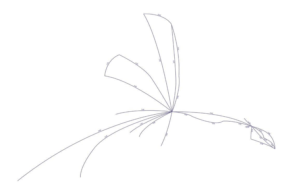 Flight paths of Alaska