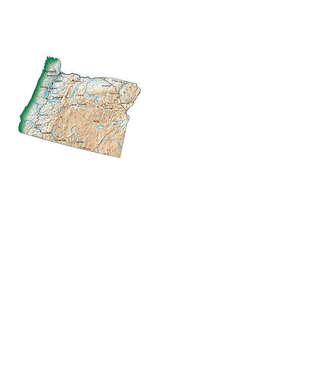 Oregon State Map