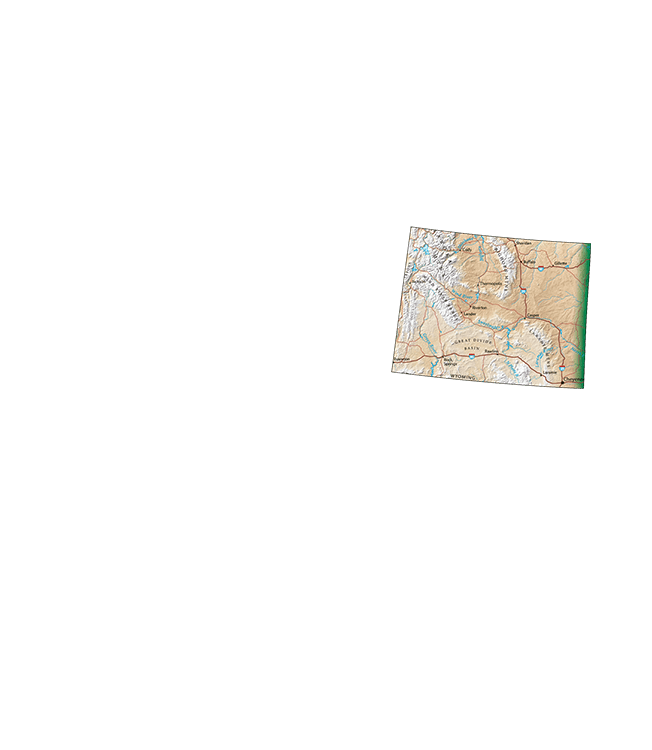 Wyoming State Map