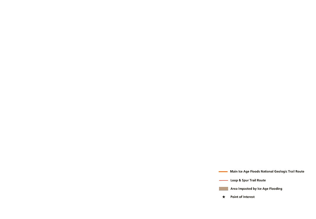Legend of Ice Age Floods Map