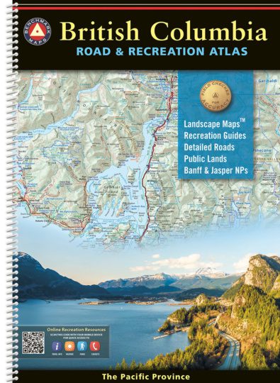 Cover of a British Columbia Road & Recreation Atlas