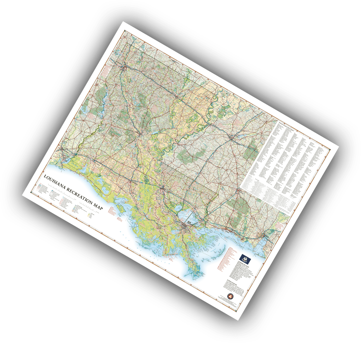 Wall art map of the United States featuring mountain elevations, bodies of water, and city names.