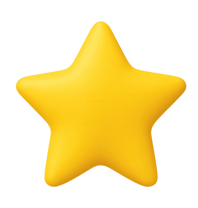 Yellow star showing final destination